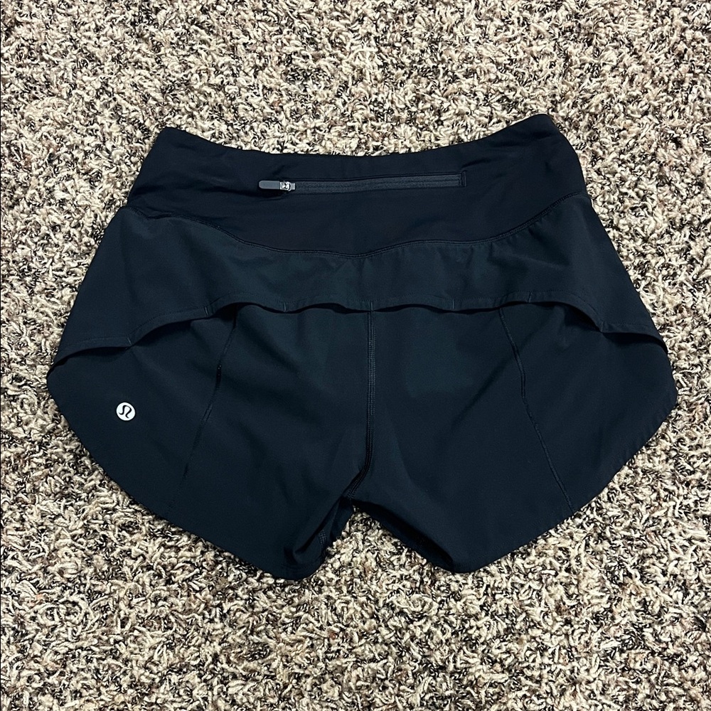 Lululemon Black Athletic Shorts - Size 2